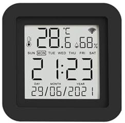 Smart WiFi Universal IR Remote Temperature Humidity Sensor fit for Air Conditioner TV AC Works with Alexa,Google Home Yandex(AM-PM Version)