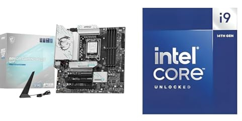 MSI B860M Gaming Plus WiFi + Intel Core i9-14900K, procesador para Equipos de sobremesa, 24 núcleos