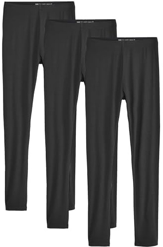 NEXT Femme Leggings Longs, Lot de 3 Noir 52