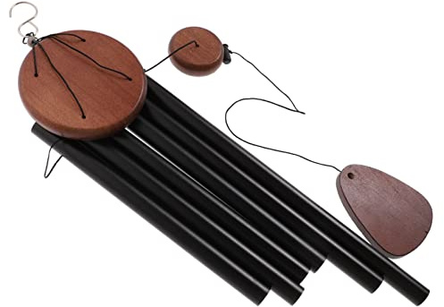 CIMAXIC Campanas De Viento para Exteriores Peral Decoración para Jardín Sala De Estar y Balcón Profundo para Porches De Otoño