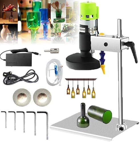 Máquina Cortadora De Botellas De Vidrio Eléctrica De 150 W, Cortador De Botellas De Vino Multifuncional De 6000 Rpm, Para Todas Las Formas Y Diferentes ángulos
