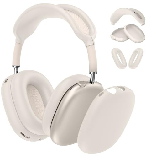 FINTIE Cover Compatibile con AirPods Max Cuffie | Protettiva Custodia Auricolare e Head Fascia Cover in Silicone, Galassia