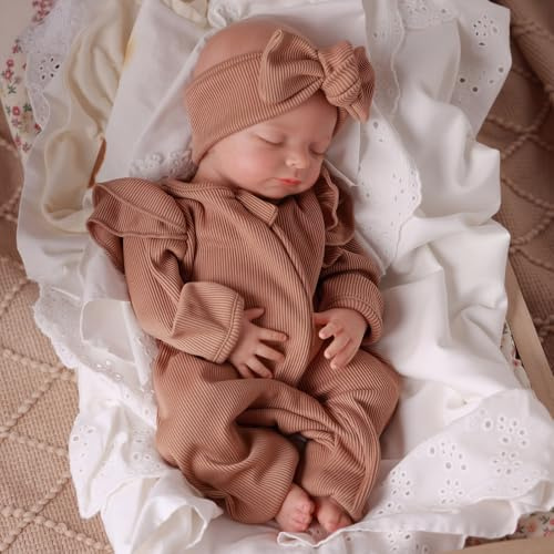 BABESIDE Bambole Reborn Bambina 40cm Corpo in Silicone Realistico Bambole | Bambole Reborn Realismo sorprendente, Morbido e coccoloso, Arti flessibili, Accessori inclusi, Sicuro e regalo perfetto