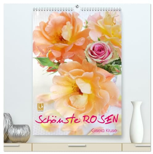 Schönste Rosen (hochwertiger Premium Wandkalender 2026 DIN A2 hoch), Kunstdruck in Hochglanz: Die Königin der Blumen abwechslungsreich porträtiert in Rosengärten und als Stillleben