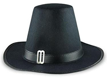 Rubies Pilgrim Man Hat for Adults, Men's No Size Black