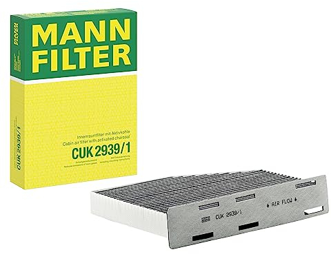 MANN-FILTER CUK 2939/1 Cabin Air Filter - Pollen Filter with Activated Carbon - For right-hand drive vehicles for Cars + Transporters