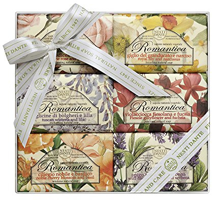 Nesti Dante Romantica Gift Set/Geschenkset (Handseife aus natürlichen Inhaltsstoffen, langanhaltender Duft, Seife) 66507