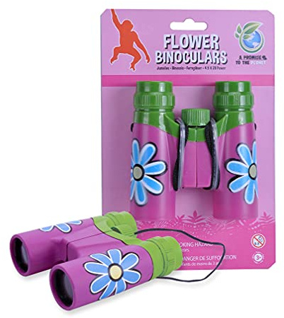 Wild Republic 10655 - Binocular Kinderfernglas Girly Girl Flower, 12 cm