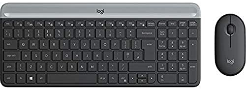 LOGITECH - DISPOSITIVI DI INGRESSO SLIM WRLS TASTIERA MOUSE COMBO MK470 - GRAFITE - CH - CENTRALE