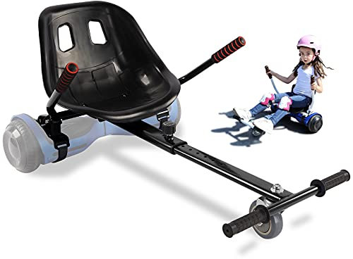 Hishine Hover Kart - Asiento para Patinete de Auto Equilibrio Ajustable Go Kart Hover Board Accesorios para niños y Adultos