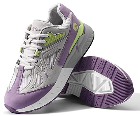 FitVille Extra Larghe Scarpe Donna Sneakers Supporto per Arco Plantare Pianta Larga Scarpe da Ginnastica Donna Comfort per Piede Piatto Scarpe da Lavoro Comode 44 EU X-Larga