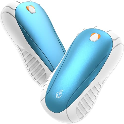 FANDLISS Handwärmer Elektrisch, 2er Tragbare Taschenwärmer Handwärmer Wiederaufladbar 6000mAh Hand Warmers 3 Heizmodi Schnelles Aufheizen,Ideal Warmes Geschenk für Outdoor Sport,Weihnachten im Winter