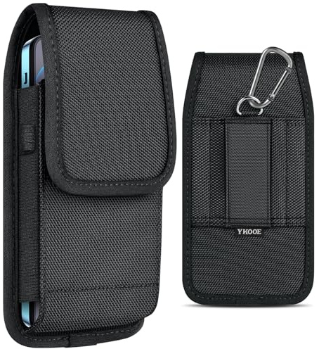 ykooe Handy Gürteltasche Premium Gürtel Tasche Handytasche Halterung Universal für Google Pixel 8 Pro 7 Pro 6 Pro, Samsung Galaxy S25 Ultra S24 Ultra S23 Ultra S22 Ultra S21 Ultra A14 A13 (XXL)