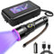 Flintronic UV Torch, 365nm Ultraviolet Flashlight, Rechargeable Black Light, High Power Blacklight Lamp for Resin Curing, Pet Urine Ringworm Detection, Minerals