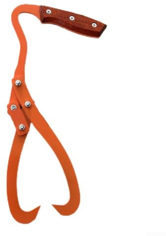 Robuste Stahl-Holzgreifer für die sichere Handhabung von Holzscheiten bis zu 150 kg in Außenumgebungen (20,3 cm)