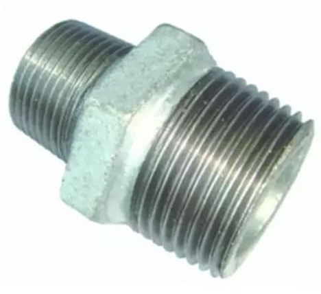 Reduziernippel aus verzinktem Gusseisen, Gewindefitting 2 x 11/4 männlich/männlich