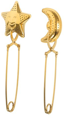 VICASKY 2pezzi Colino Per Tè Sfere in Acciaio Inossidabile Filtro Per Foglie Tè Pinza Per Riutilizzabile Con Per Preparare Fresco e Filtrare Residui