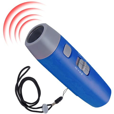 Byuexhp Sifflet à main - Fonctionne sur piles avec 3 tons - Sifflet de sport portable pour le coaching et l'entraînement, pour l'extérieur, le camping, la randonnée, le sport, le coaching