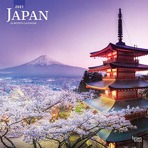 Japan 2021 - 16-Monatskalender: Original BrownTrout-Kalender [Mehrsprachig] [Kalender] (Wall-Kalender)