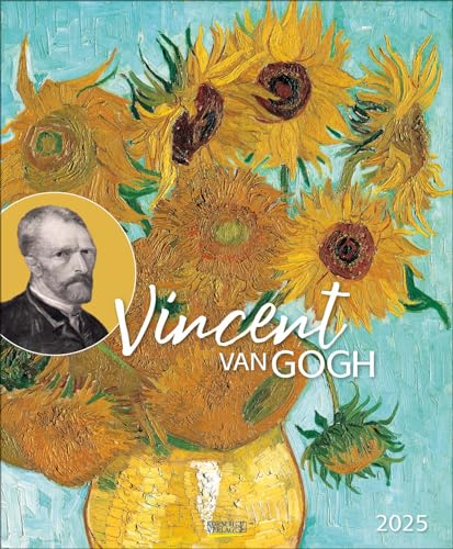 Vincent van Gogh 2025: Kunstkalender mit Werken des Künstlers Vincent van Gogh. Großer Wandkalender mit Meisterwerken der modernen Malerei. Format: 45,5 x 55 cm
