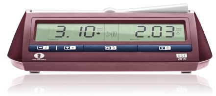 Horloge d'échecs DGT 2010 numérique officielle FIDE pour 2 joueurs, 12 ans et plus