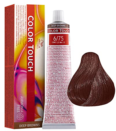 Wella Professionals 6/75 Dunkelblond braun-mahagoni Wella Color Touch Deep Browns Ammoniakfrei 60ml