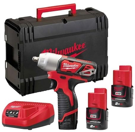 Milwaukee M12 BIW14-202C Sub Compact 1/4 Schlagschrauber 12V 2 x 2,0Ah Li-Ion