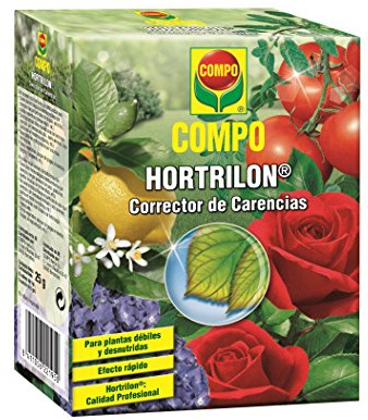 COMPO Hortrilon Corrector de carencias, Para plantas débiles y desnutridas, Efecto rápido, Interior y terraza, 25 g