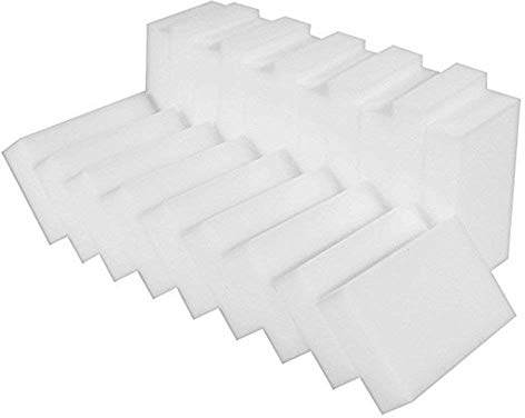120 Stück Reinigungsschwamm Wiederverwendbare Wunder Schmutzradierer Radiergummi Magic Reinigungsschwamm Umweltfreundlich und ungiftig Wunder Reinigungsschwamm Weiß 10x6x2cm (weiß)