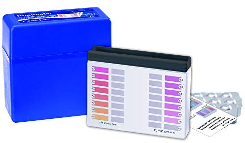 Etui Analytiker wassertester für pH und Aktivsauerstoff (O2). Pool tester