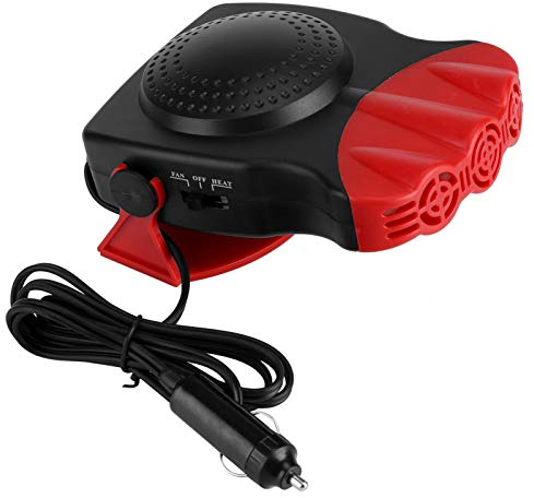 Raguso Lüfterheizung ABS Praktischer und praktischer Auto Heizlüfter zum Auftauen Demisting in 6, 7 x 4, 3 x 1, 6 Zoll