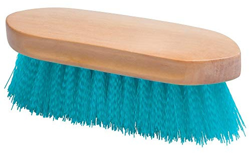 Imperial Riding Dandy Brosse dure IRH - Brosse dure robuste pour un nettoyage en profondeur du pelage - Élimine efficacement la saleté pour un pelage soigné et un look d'écurie élégant - Jade