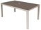 Dellonda Fusion Aluminium Glass Garden Dining Table with Parasol Hole, Light Grey - DG51