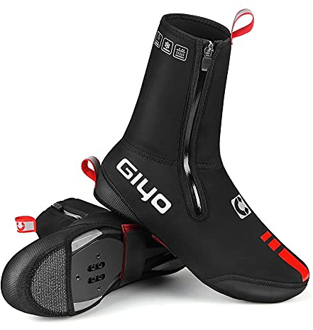 LOVTRAVEL Thick Warm Winter Cycling Overshoes Neoprene Waterproof Windproof Bike Shoe Covers Men Women MTB Road Bicycle Booties Case