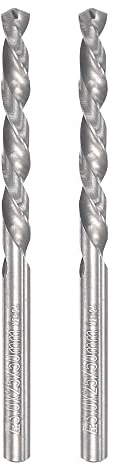 sourcing map Sólido Carburo Giro Taladro Brocas 3mm, Métrico Izquierda Mano Espiral Flautas Recto Vástago Tungsteno Acero Taladro Herramienta para Inoxidable Acero Aleación Metal, 2 Piezas
