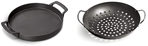 Enders® SWITCH GRID Pfanne & ® GEMÜSEPFANNE Grill-Zubehör 8790, BBQ Gourmet, für Gemüse, Salat, Fisch, Pfanne, beschichtet