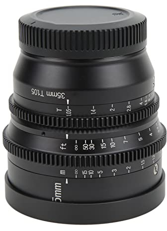 Obiettivo Cinematografico T1.05 da 35 Mm, Obiettivo Cinematografico Ad Apertura Continua con Immagine Vivida Interamente in Metallo per le Riprese