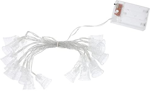 LED Lichterkette mit Glockenmotiv, 20 Leds, PC Ausführung