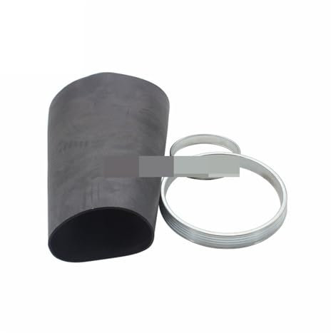 ORAMAI Vordere Gummimanschette Luftfeder mit Crimpring, kompatibel mit Mercedes Benz E-Klasse W212 CLS W218 2009–2015 Luftfederungs-Stoßdämpfer (Color : Rubber Sleeve Ring)