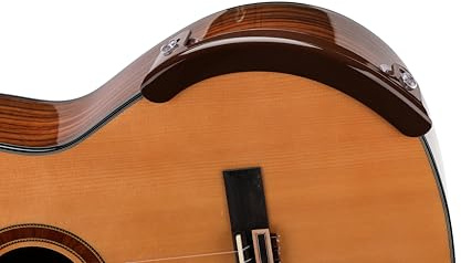 Braune Armlehne von Alba GB, nicht klebend, Studentenmodell, Armlehne für Konzertgitarre und Flamenco-Gitarre