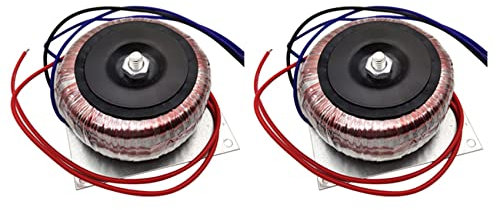 GREOHNMPAW 2X Doppio Trasformatore Toroidale Nel Rame da 15 V Trasformatore Un Doppio Circuito di Alimentazione per Amplificatore di Potenza