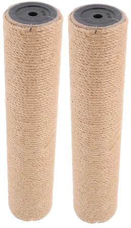 JOINPAYA 2 Piezas Reemplazo De Poste Rascador para Gatos De Interior 11.81X2.36X2.36In Accesorios De Sisal Resistente para Árbol De Gato Verticales DIY