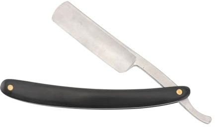 SHERCHPRY Rasoir Barbe Manuel Vintage à Lame Fine Rasoir Sûr pour Hommes Outil de Coiffure et Rasage Précis Tondeuse Cheveux Salon Barbershop