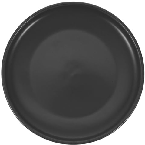 jojofuny Gamelle Peu Profonde en Céramique Noire pour Chats Bol Alimentaire pour Animaux Assiette Adaptée aux Chatons Facile à Nettoyer Usage Quotidien