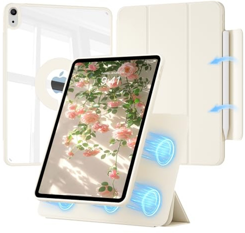 Case for iPad Air 11 inch M4/M3/M2, iPad Air 5th/4th Generation, White