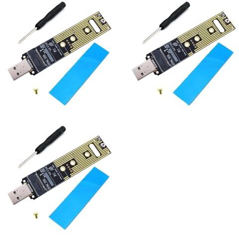 Tumintu NVME - Adaptador USB M.2 NVME SSD a USB 3.1, adaptador de 10 Gbps USB3.1 Gen 2 para SSD M2 NVMe 2230 2242 2260 2280