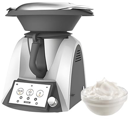 Appareil de Cuisson Intelligent tout-en-un avec écran LCD, Robot Cuisine Moderne avec recettes guidées et température réglable 37–160 °C, idéal pour familles actives