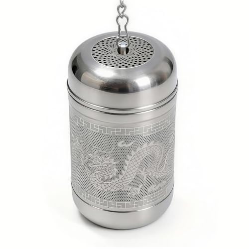 Edelstahl Teesieb für losen Tee – 4,0 x 7,5 cm Teeei mit extra feinem Netz, 304 Edelstahl Teekugeln – Tee sieb für Tasse fein für Schwarztee, Rooibos, Kräutertee u.v.m.