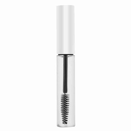 Chiyyak 10 Ml Hållbart Tomt Mascaratub med ögonfransstav för Långa ögonfransar Lagring Av Mascara och Tillväxtolja, Lämplig för Charmig ögonmakeup, 5 Färger (10ml vitt lock)