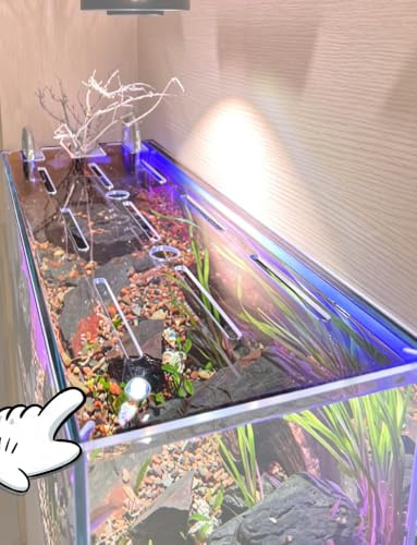 Clear Acrylic Aquarium Cover Panel Sets,Flat Fish Tank Lid Top Cover(30x20cm (11.8x7.9in))